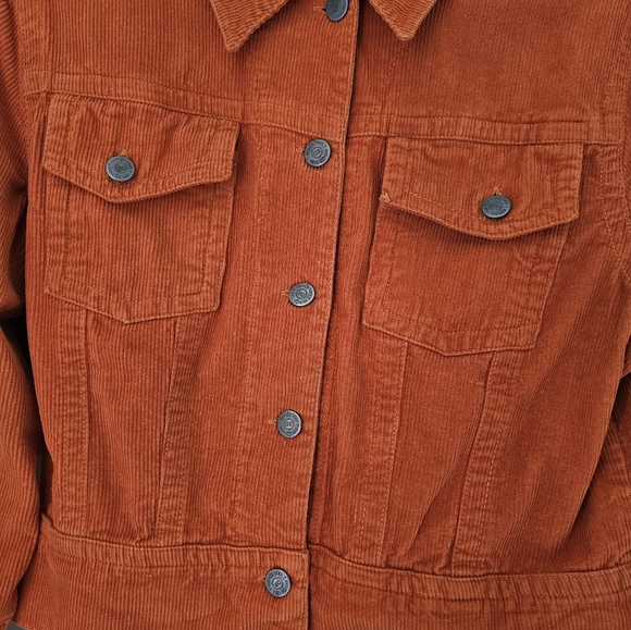 Orange corduroy jacket (size 4) - Picture 2 of 6